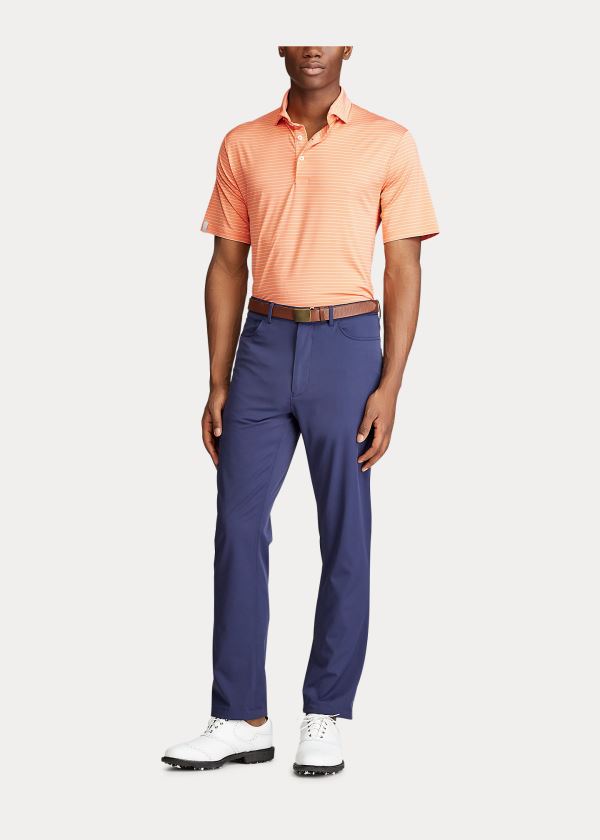 Men's Ralph Lauren Classic Fit Performance Polos | 093786AIG